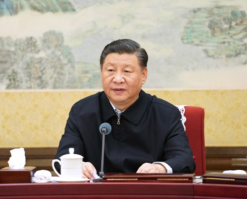 12月26日至27日，中共中央政治局召開“不忘初心、牢記使命”專題民主生活會(huì)，中共中央總書記習(xí)近平主持會(huì)議并發(fā)表重要講話。新華社記者 李學(xué)仁 攝